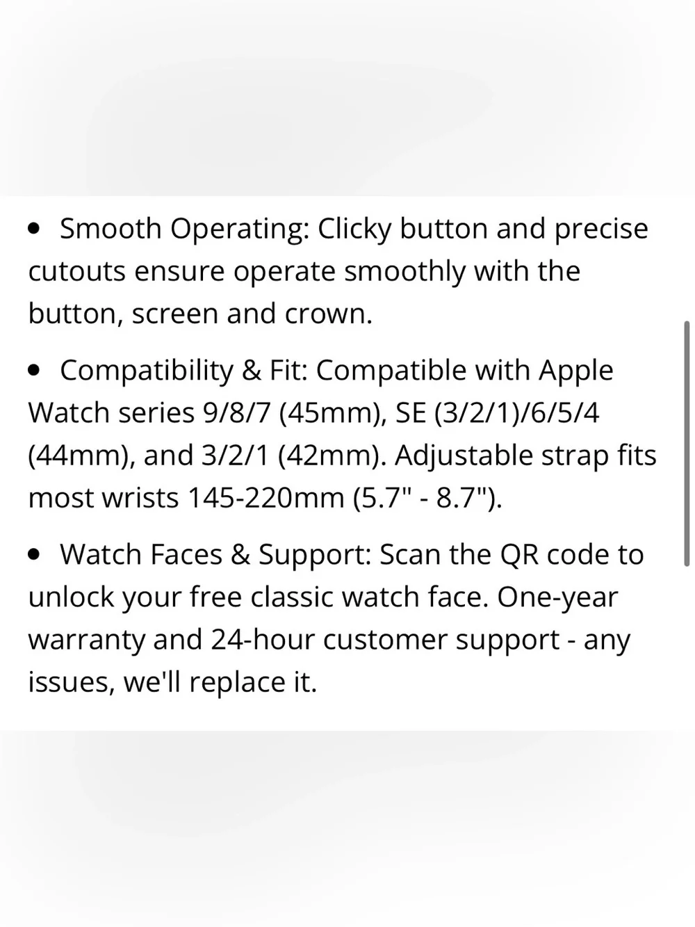 Smartwatch Band Rugged M1 Sports Series - Apple Watch Compatible - Black/Gold